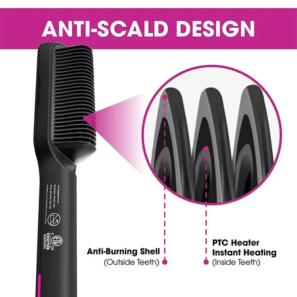 🔥HOT SALE 49% OFF🔥 💇‍♀Negative Ion Hair Straightener Styling Comb