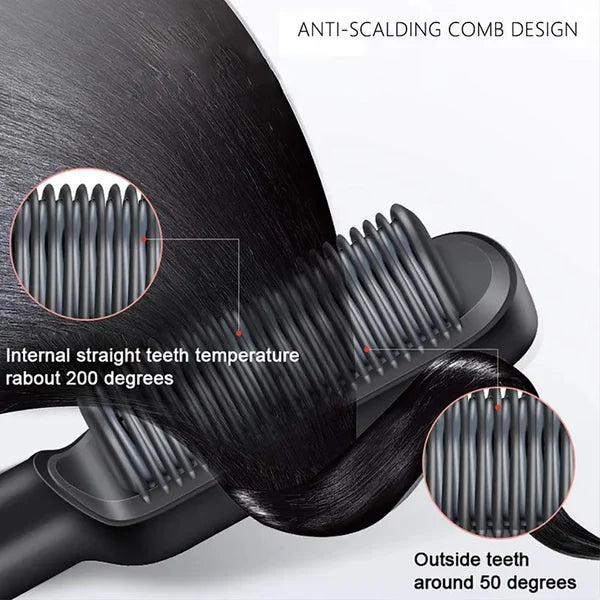 🔥HOT SALE 49% OFF🔥 💇‍♀Negative Ion Hair Straightener Styling Comb