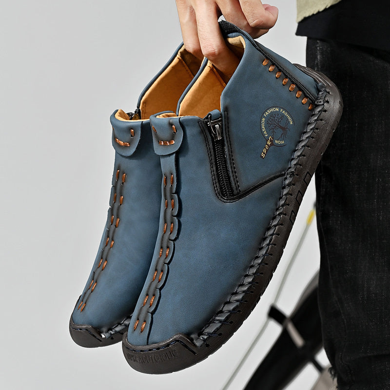 🚶‍♀️👢48% OFF !!!⏱️Clearance!!✨Women's Casual Fashion Non-slip Leather Medieval Slip-on Boots
