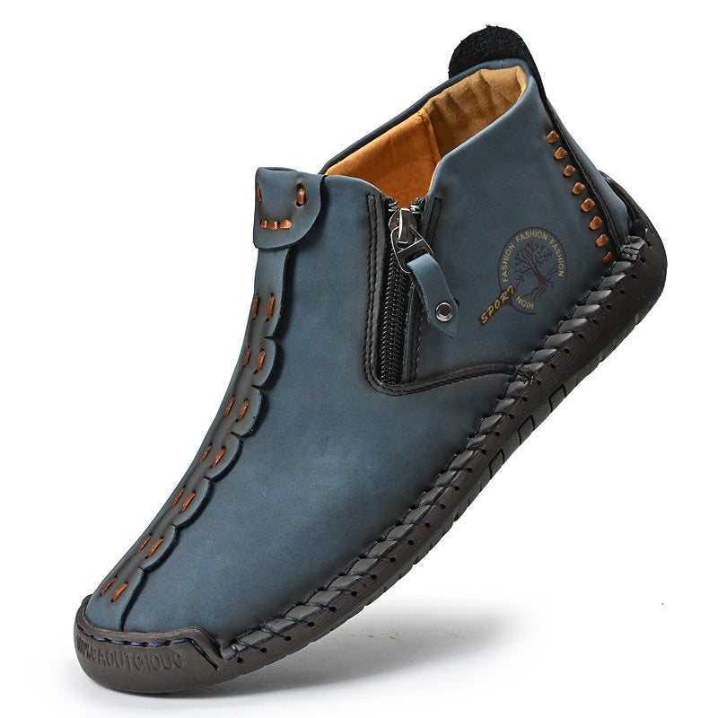 🚶‍♀️👢48% OFF !!!⏱️Clearance!!✨Women's Casual Fashion Non-slip Leather Medieval Slip-on Boots