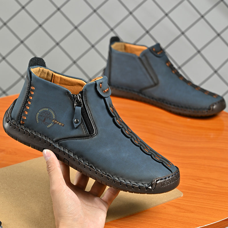 🚶‍♀️👢48% OFF !!!⏱️Clearance!!✨Women's Casual Fashion Non-slip Leather Medieval Slip-on Boots