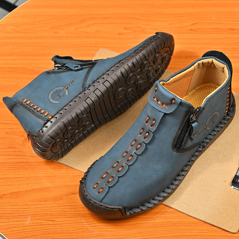 🚶‍♀️👢48% OFF !!!⏱️Clearance!!✨Women's Casual Fashion Non-slip Leather Medieval Slip-on Boots