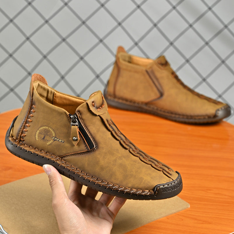 🚶‍♀️👢48% OFF !!!⏱️Clearance!!✨Women's Casual Fashion Non-slip Leather Medieval Slip-on Boots