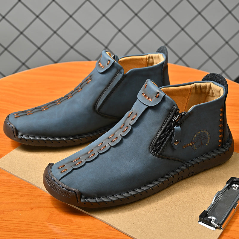 🚶‍♀️👢48% OFF !!!⏱️Clearance!!✨Women's Casual Fashion Non-slip Leather Medieval Slip-on Boots