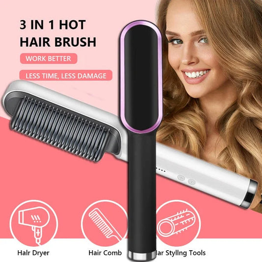 🔥HOT SALE 49% OFF🔥 💇‍♀Negative Ion Hair Straightener Styling Comb
