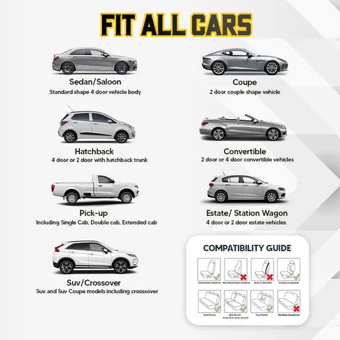 🔥Breathable & Anti-Slip Cotton Car Seat Covers !🔥