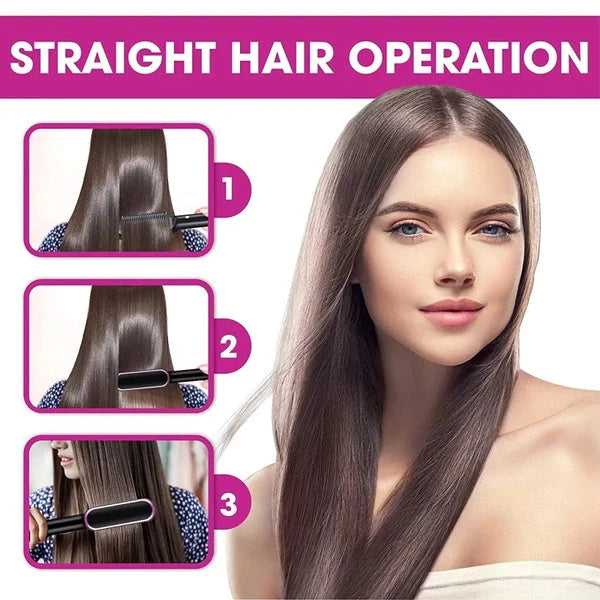 🔥HOT SALE 49% OFF🔥 💇‍♀Negative Ion Hair Straightener Styling Comb
