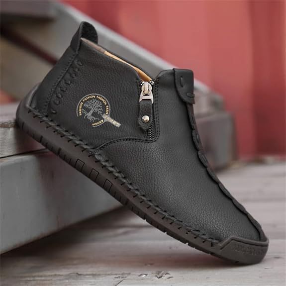 🚶‍♀️👢48% OFF !!!⏱️Clearance!!✨Women's Casual Fashion Non-slip Leather Medieval Slip-on Boots