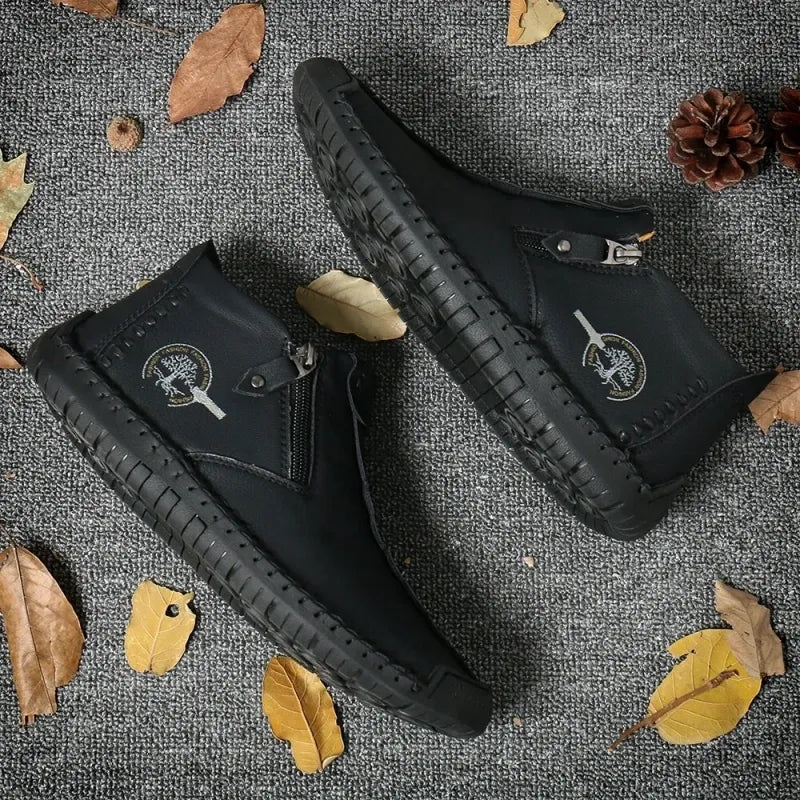 🚶‍♀️👢48% OFF !!!⏱️Clearance!!✨Women's Casual Fashion Non-slip Leather Medieval Slip-on Boots