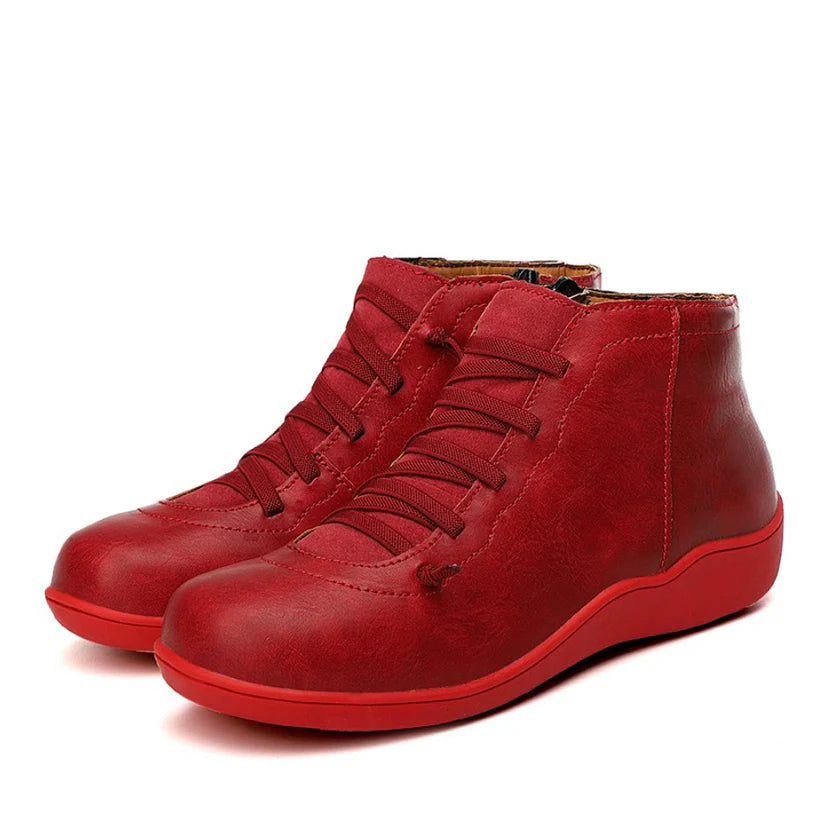 🔥49% Off Today🔥 Women's Vintage Leather Arch Support Ankle Boots