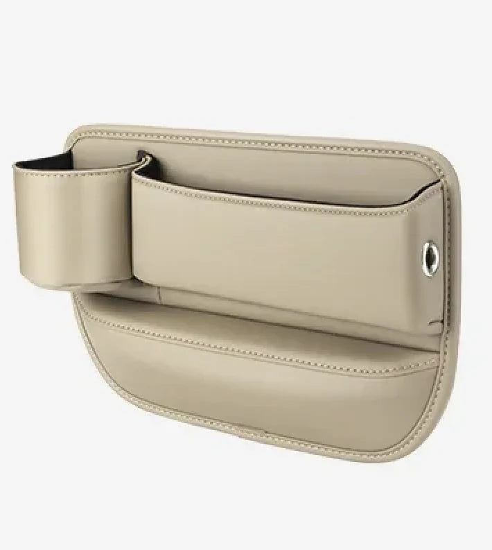 🔥HOT SALE 45% OFF 💖Car Leather Cup Holder Gap Filler Organizer Bag [Universal Fitment]
