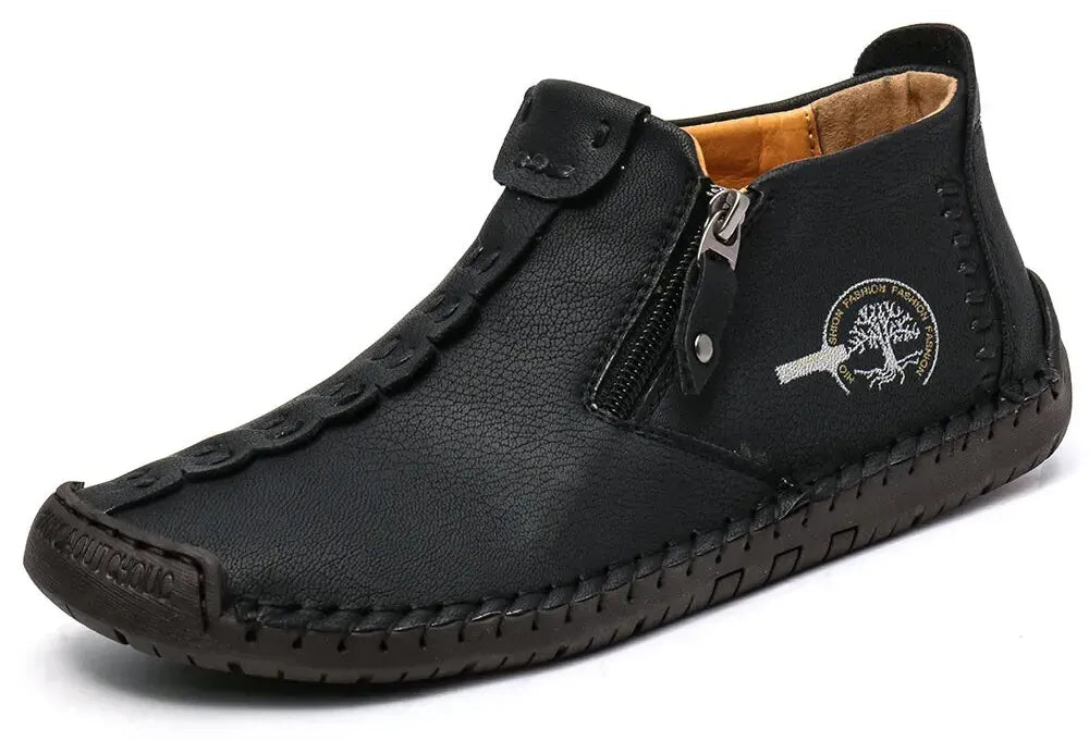 🚶‍♀️👢48% OFF !!!⏱️Clearance!!✨Women's Casual Fashion Non-slip Leather Medieval Slip-on Boots