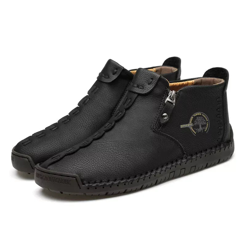 🚶‍♀️👢48% OFF !!!⏱️Clearance!!✨Women's Casual Fashion Non-slip Leather Medieval Slip-on Boots
