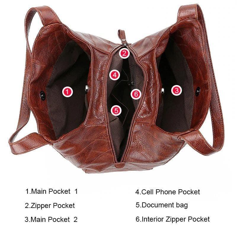 Premium Soft Leather Shoulder Bag
