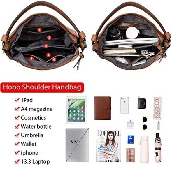 Luxury Leather Shoulder Crossbody Handbag (60% OFF + 1 FREE Clutch) - Beelovy